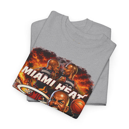 Miami Heat Retro Players Graphic Tee — Vintage Basketball Fan Shirt