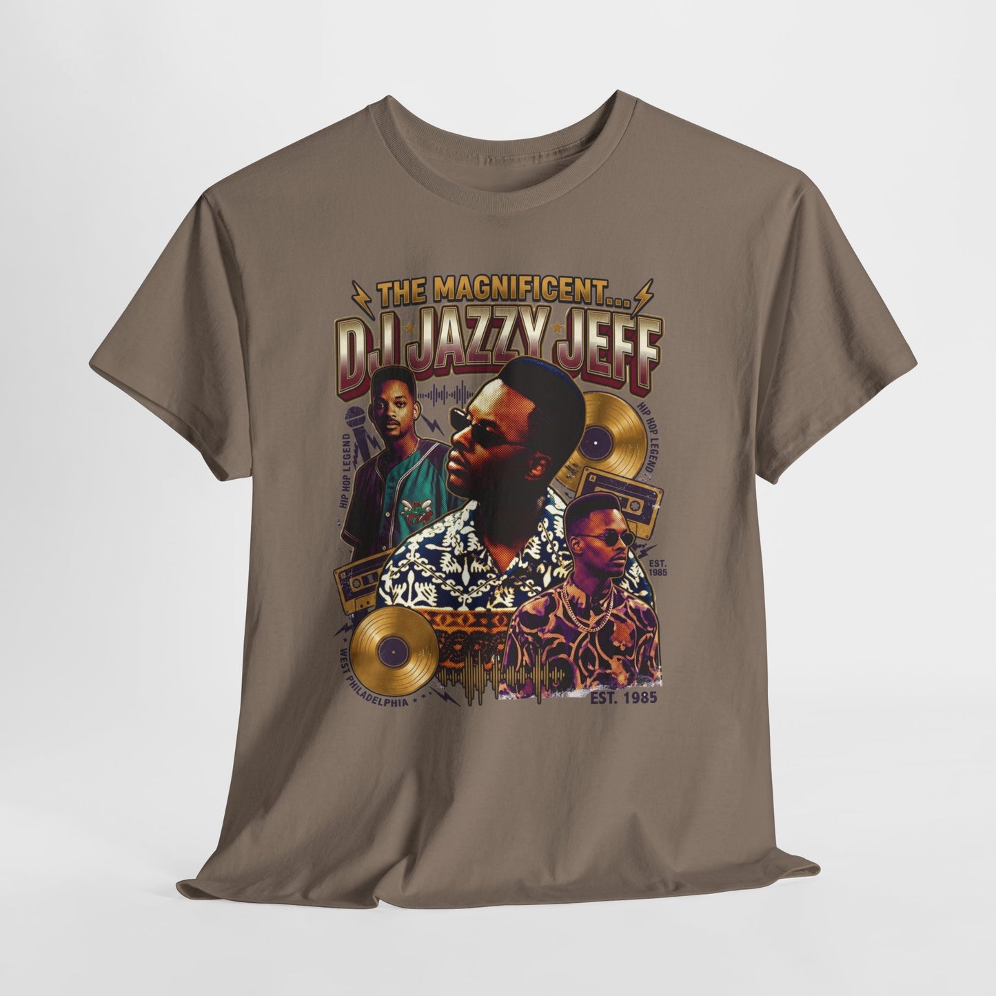 DJ Jazzy Jeff Tribute Tee — "The Magnificent DJ Jazzy Jeff" Retro Hip-Hop Graphic Shirt