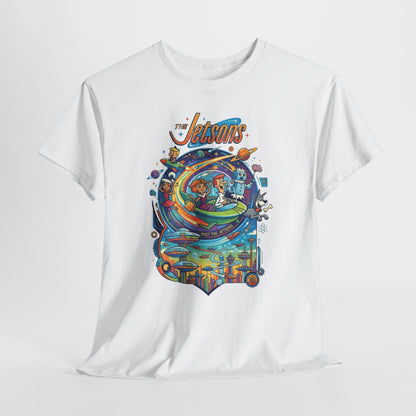 Retro Space Adventure T‑Shirt – Colorful Sci‑Fi Graphic Tee