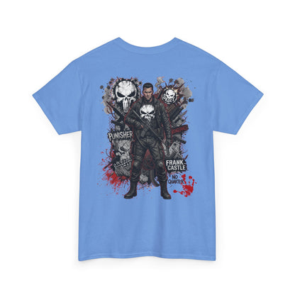 Punisher Graphic Tee — Frank Castle Skull Art Backprint
