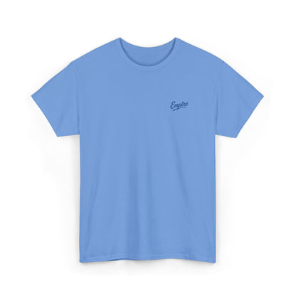 Signature Embroidered Empire Royal Blue Chest Logo T-Shirt