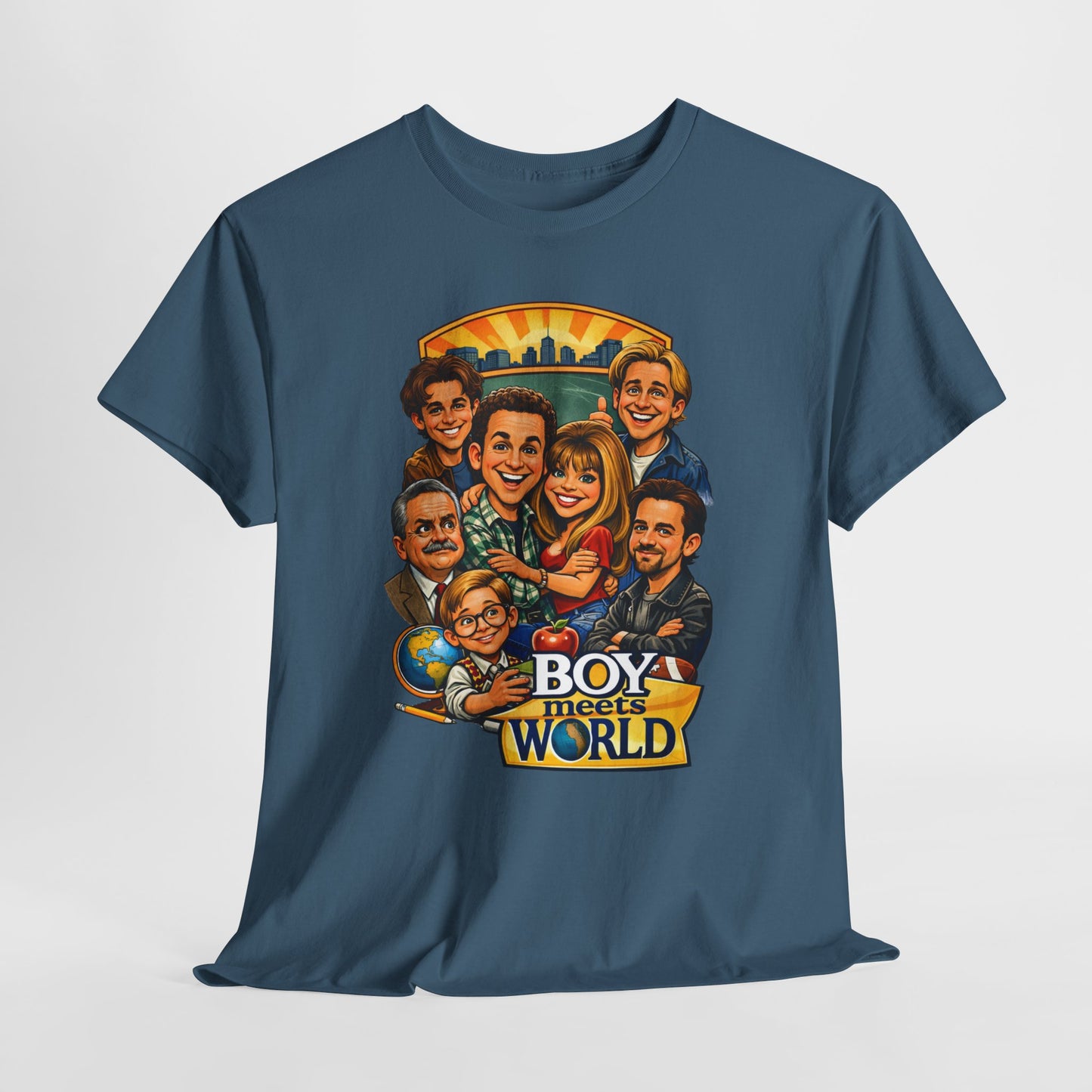 'Boy Meets World' Retro Cast Caricature Tee