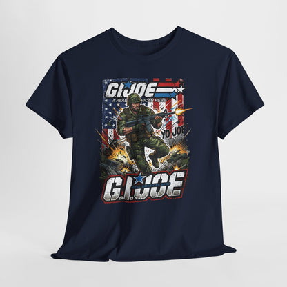 GI Joe Graphic Tee – Vintage Military Action Poster T-Shirt