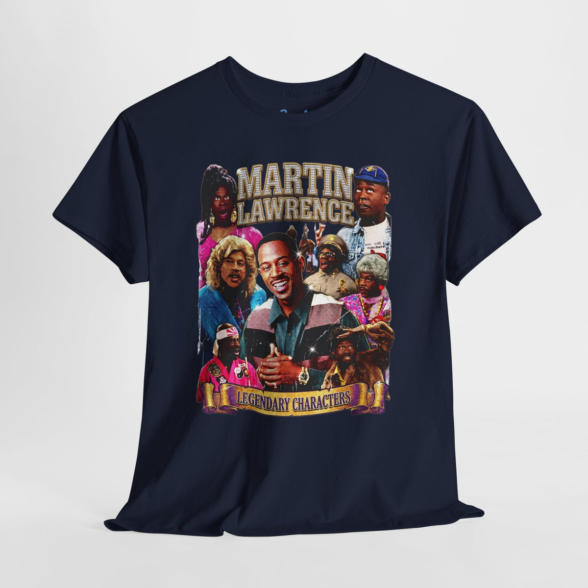 90s Nostalgia Martin Lawrence Multi-Character Tribute T-Shirt