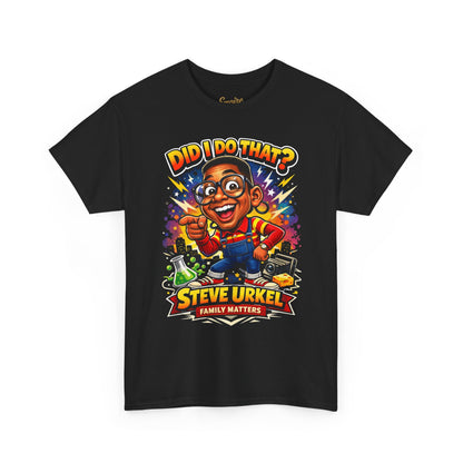Did I Do That? Steve Urkel Tee – Retro 90s Family Matters Graphic Shirt