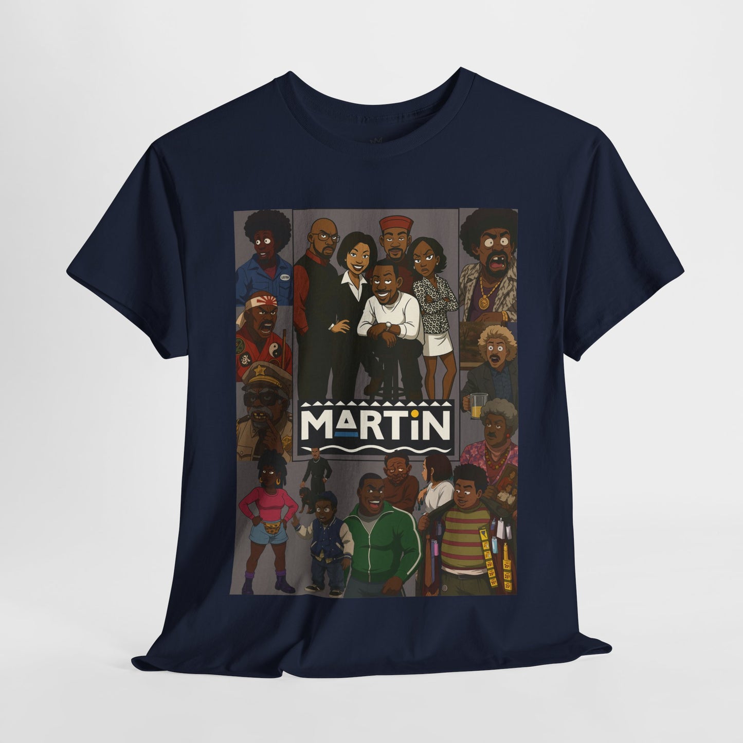 Vintage Martin T-Shirt - Unisex Heavy Cotton Tee for Nostalgic Fans