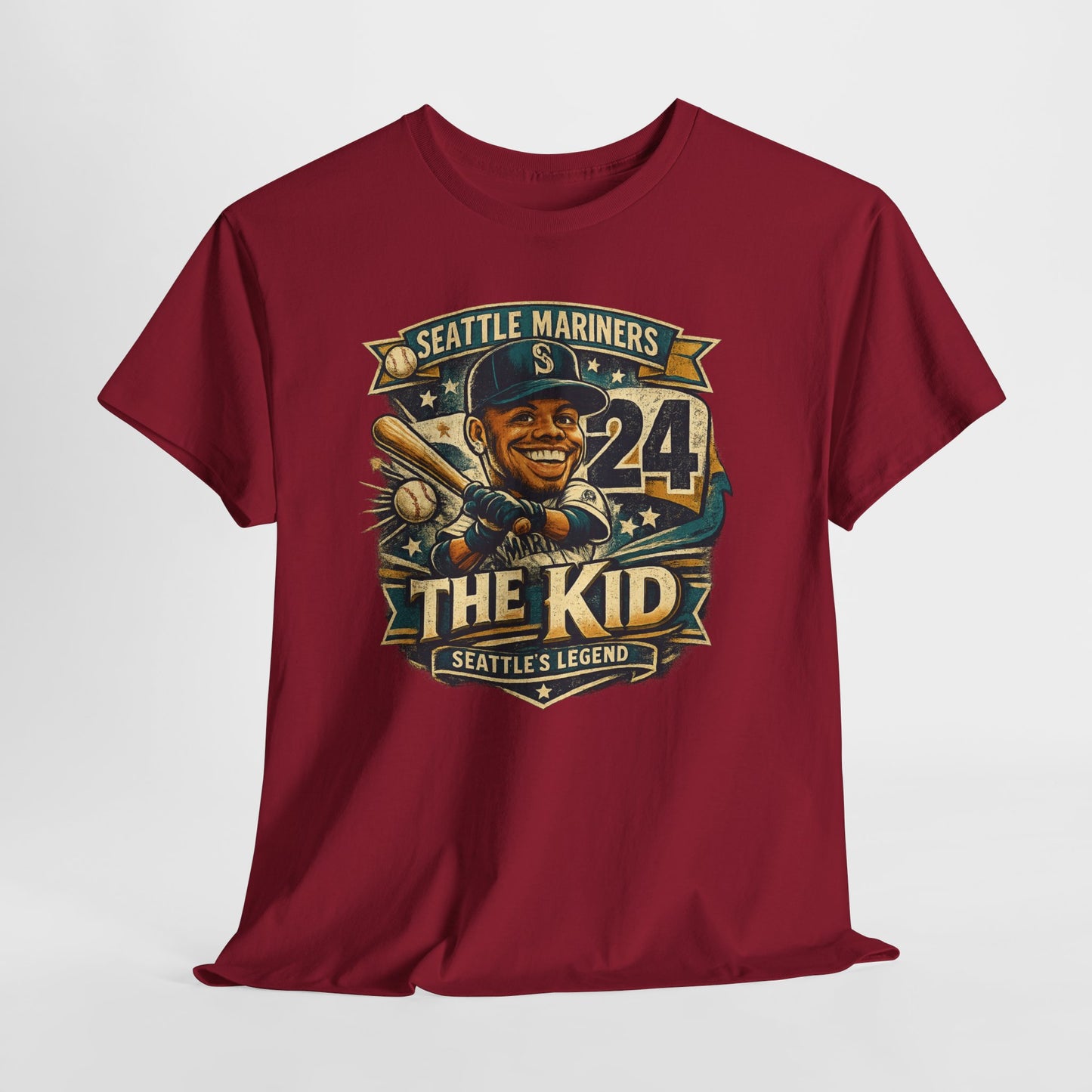 Griffey Jr. "The Kid" - Vintage Baseball Graphic T-Shirt