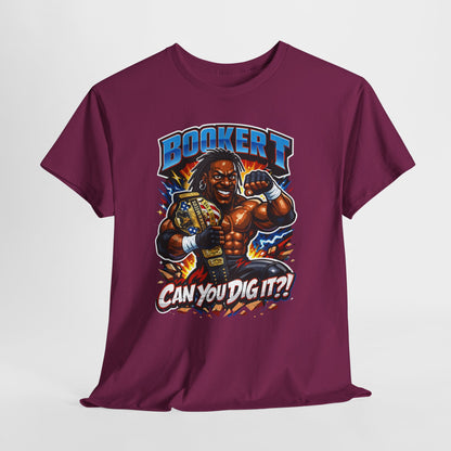 Booker T "Can You Dig It?!" T-Shirt — Retro Pro Wrestler Graphic Tee