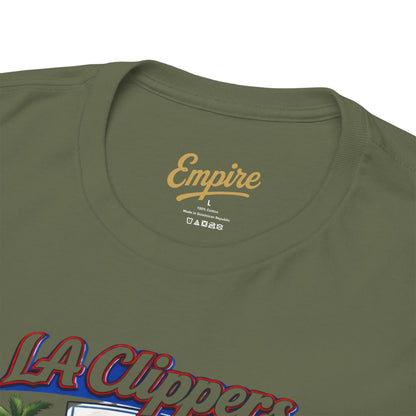 LA Clippers Cartoon Roster Tee — "The Knuckleheads" Team Graphic T-Shirt