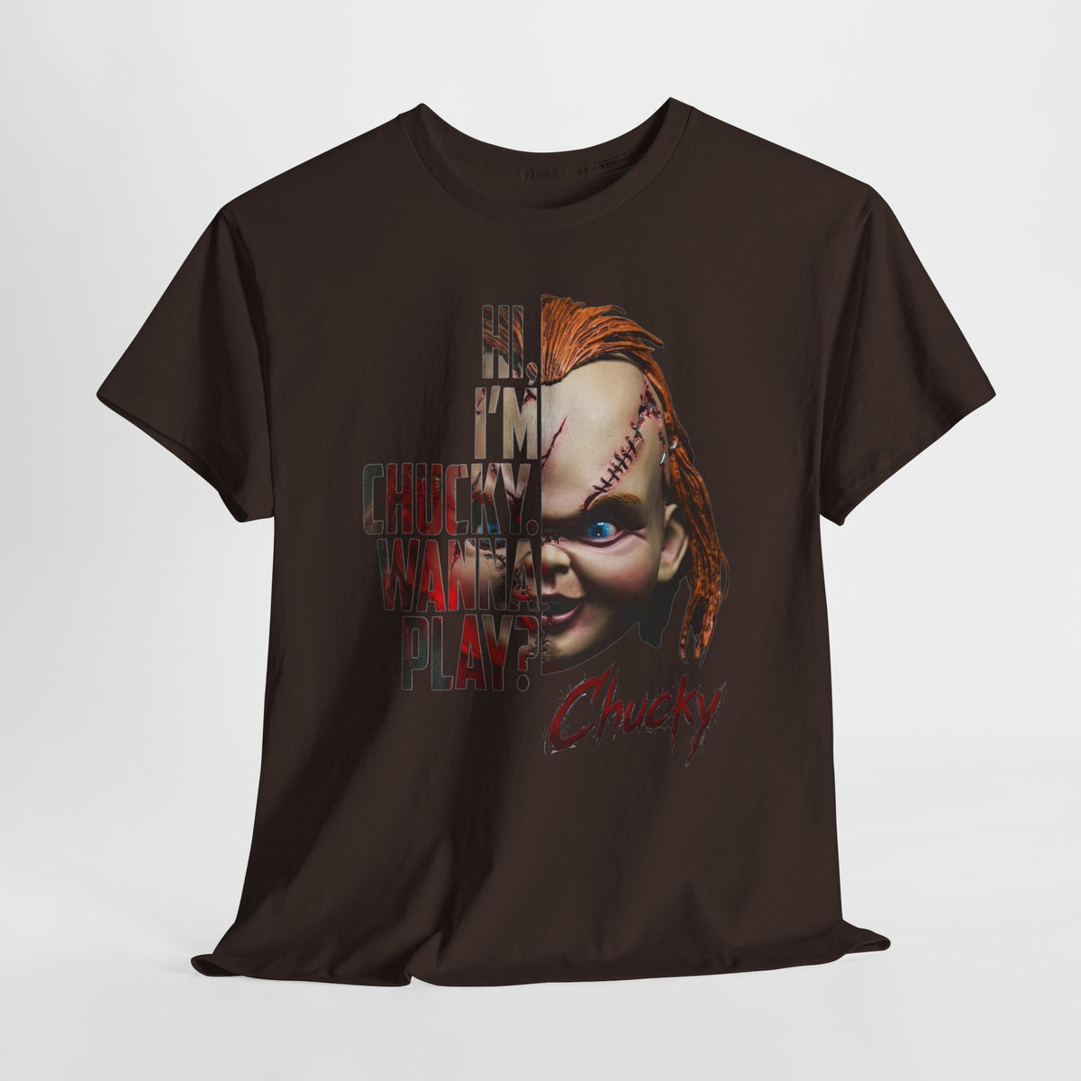Chucky "Hi, I’m Chucky. Wanna Play?" Graphic Tee