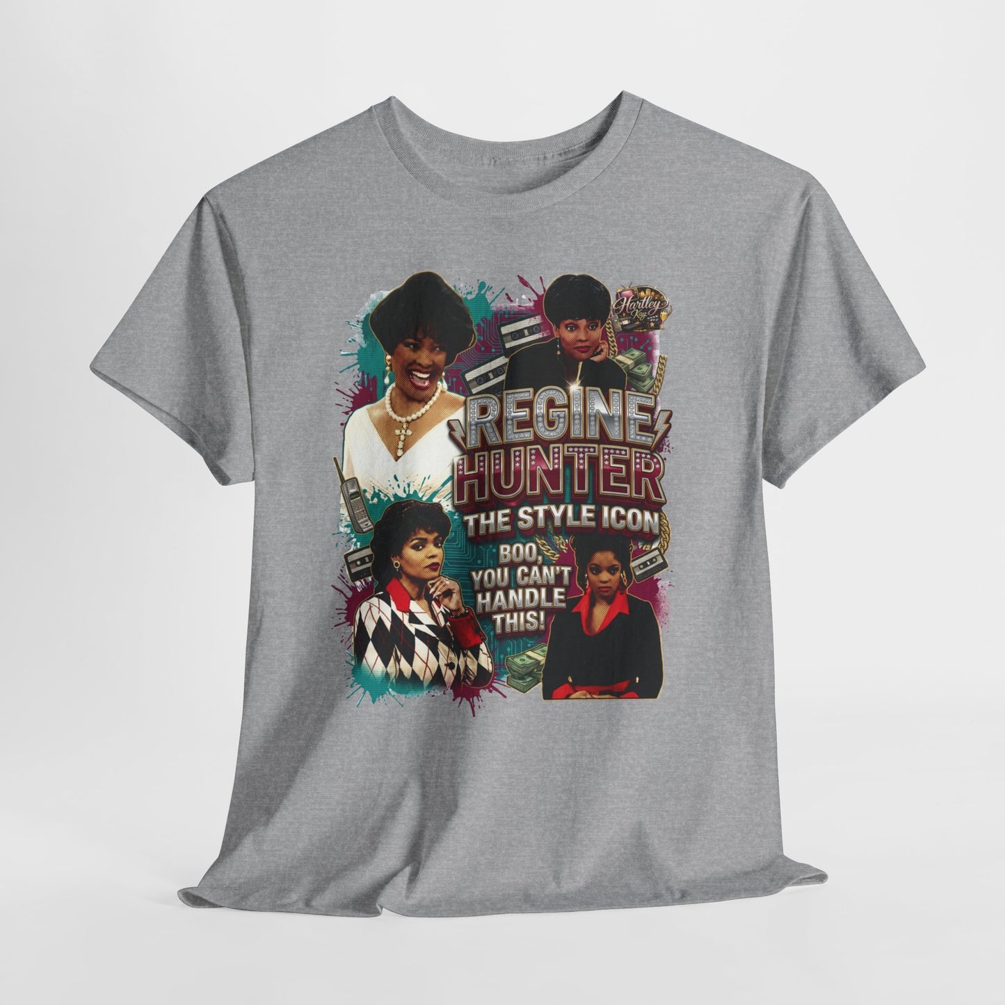 Regine Hunter “The Style Icon” Graphic Tee — Retro 90s R&B Tribute Shirt