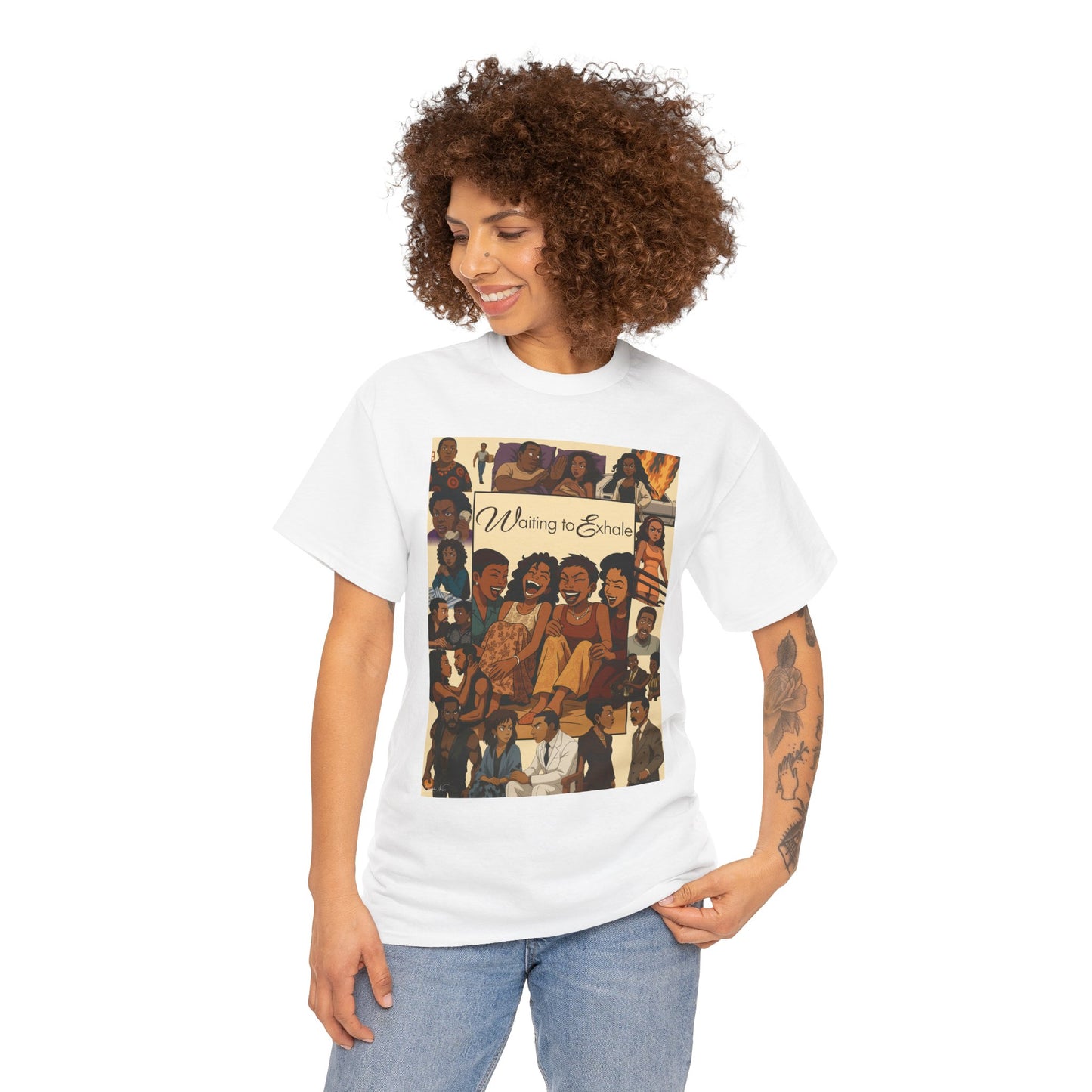 Waiting to Exhale Graphic Unisex Heavy Cotton Tee - Vintage Inspired Apparel for Movie Lovers