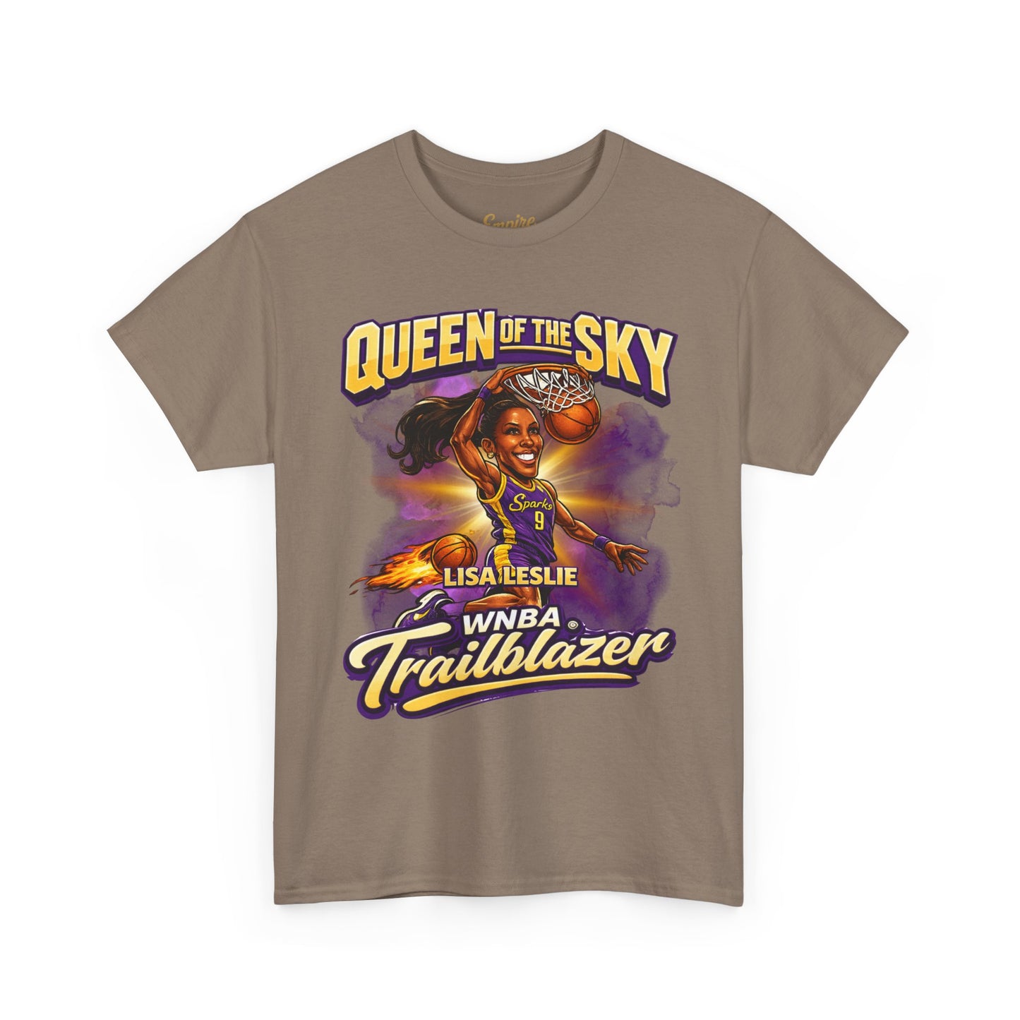 "Queen of the Sky" Lisa Leslie Trailblazer Basketball Tee