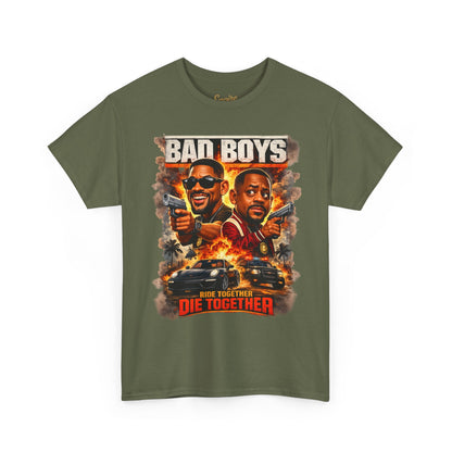 Bad Boys Movie Poster Tee — "Ride Together, Die Together" Graphic T-Shirt
