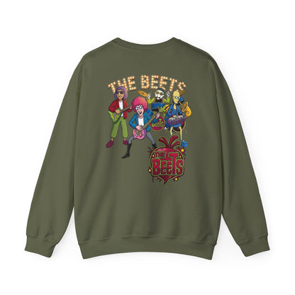 Crewneck Sweatshirt — The Beets Band Graphic (Back & Chest Logo)