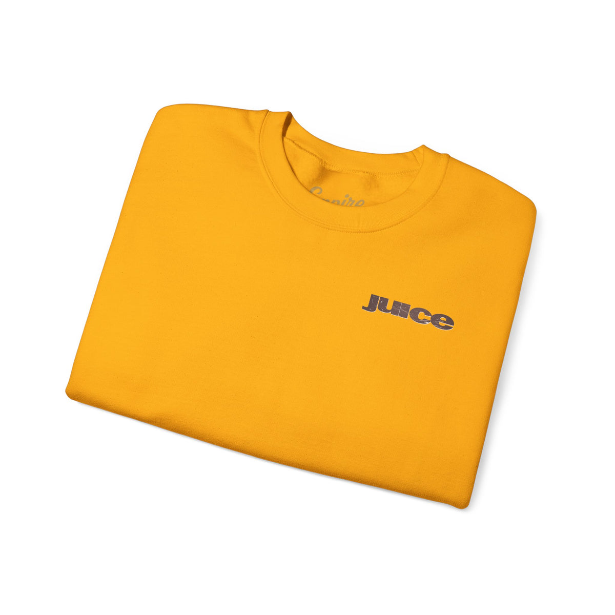 Bishop "Juice" Crewneck Sweatshirt — 'I Am Crazy But You Know What Else I Don’t Give a F**k' Graphic