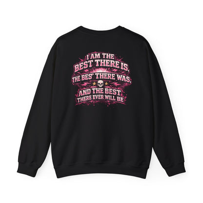 Bret Hart Crewneck Sweatshirt — "I Am The Best There Is" Retro Wrestling Pullover