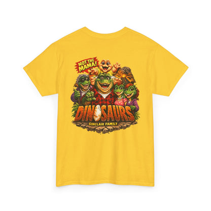 Dinosaurs Family Graphic Tee — 'Not the Mama' Retro Dino T-Shirt