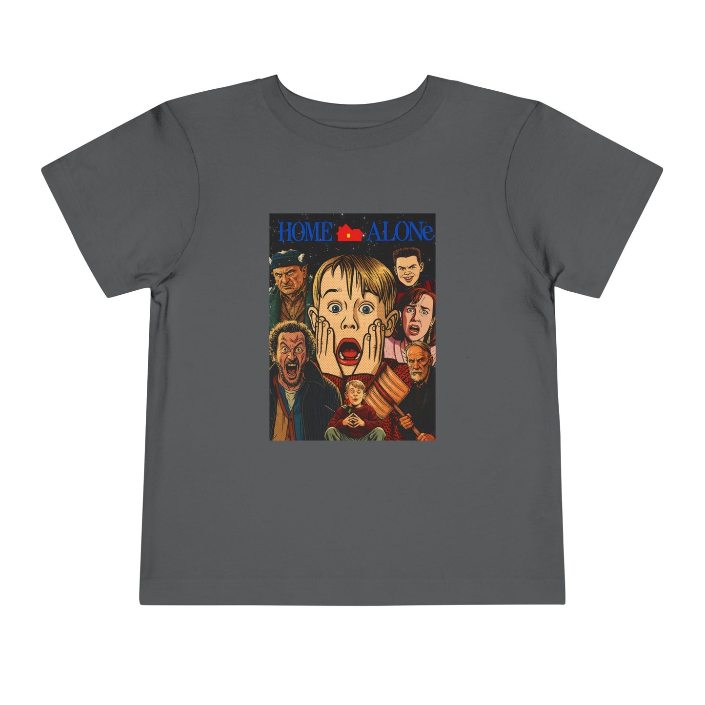 Home Alone Toddler Tee, Kid's Movie Shirt, Funny Kids T-Shirt, Halloween Costume, Birthday Gift for Boys and Girls