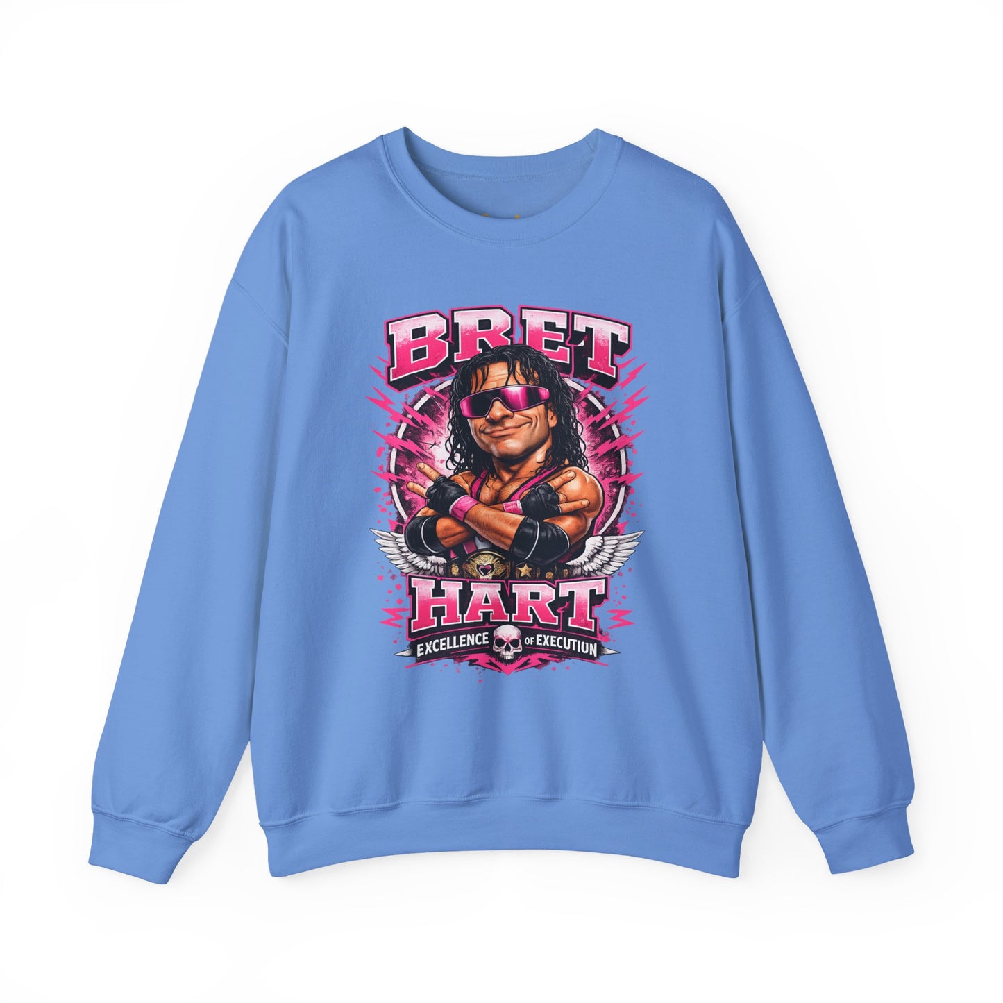 Bret Hart Crewneck Sweatshirt — "I Am The Best There Is" Retro Wrestling Pullover