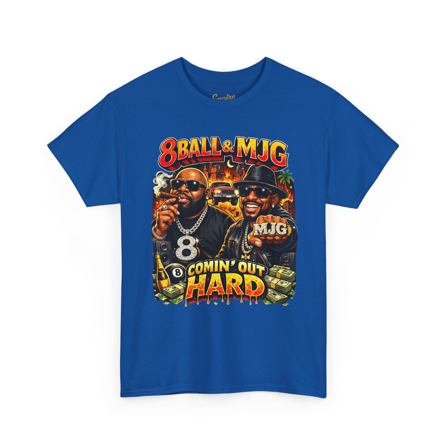 8Ball & MJG 'Comin' Out Hard' Vintage Hip-Hop Graphic Tee