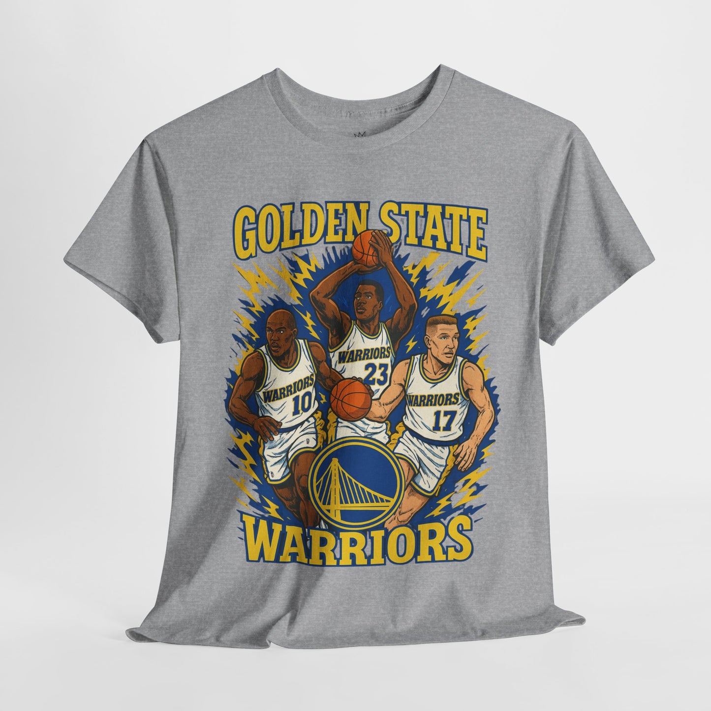 Golden State Warriors Vintage Unisex Heavy Cotton Tee, NBA Fan Shirt, Sports Apparel, Basketball Gift, Retro Graphic T-Shirt