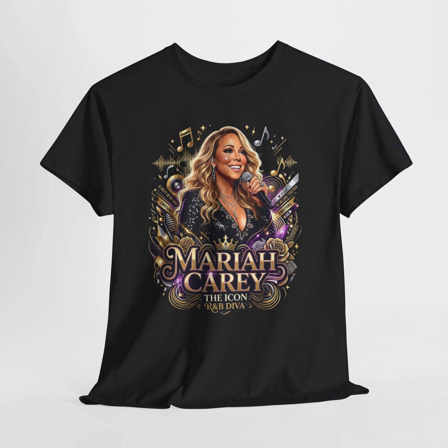 Mariah Carey Tribute T-Shirt — "The Icon, The Diva" Graphic Tee