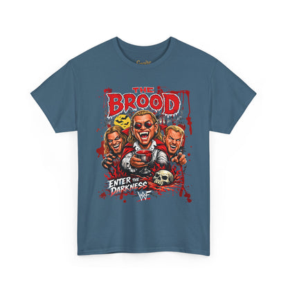 The Brood Horror Band Tee — “Enter the Darkness” Graphic T-Shirt