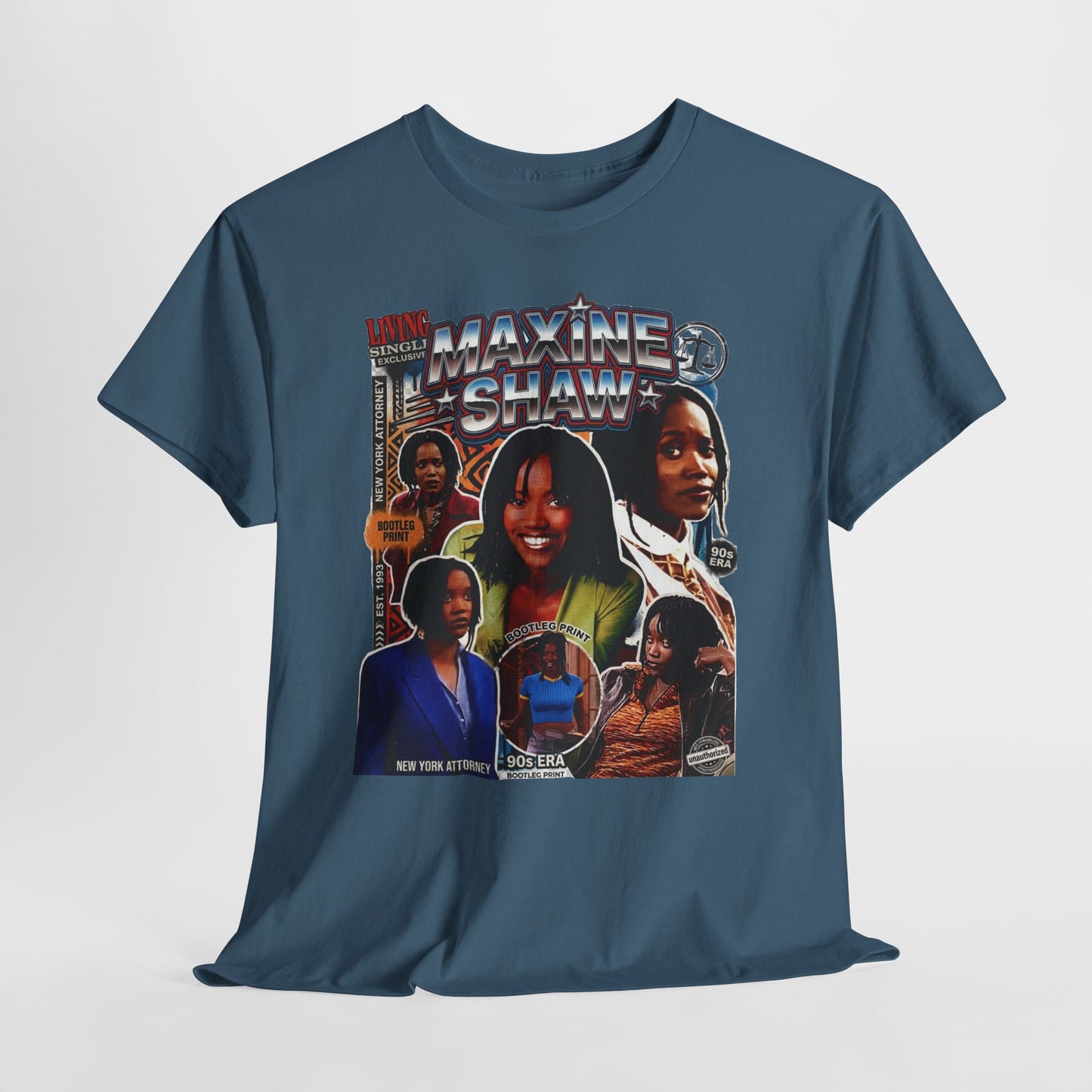 Maxine Shaw Retro Collage T‑Shirt — Vintage 90s TV Sitcom Graphic Tee