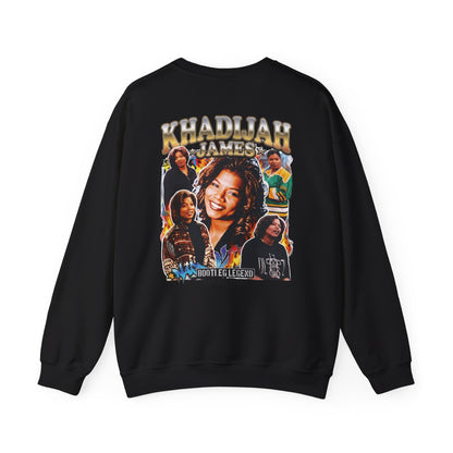 Khadijah James Vintage TV Tribute—Living Single Retro Graphic Crewneck Sweatshirt