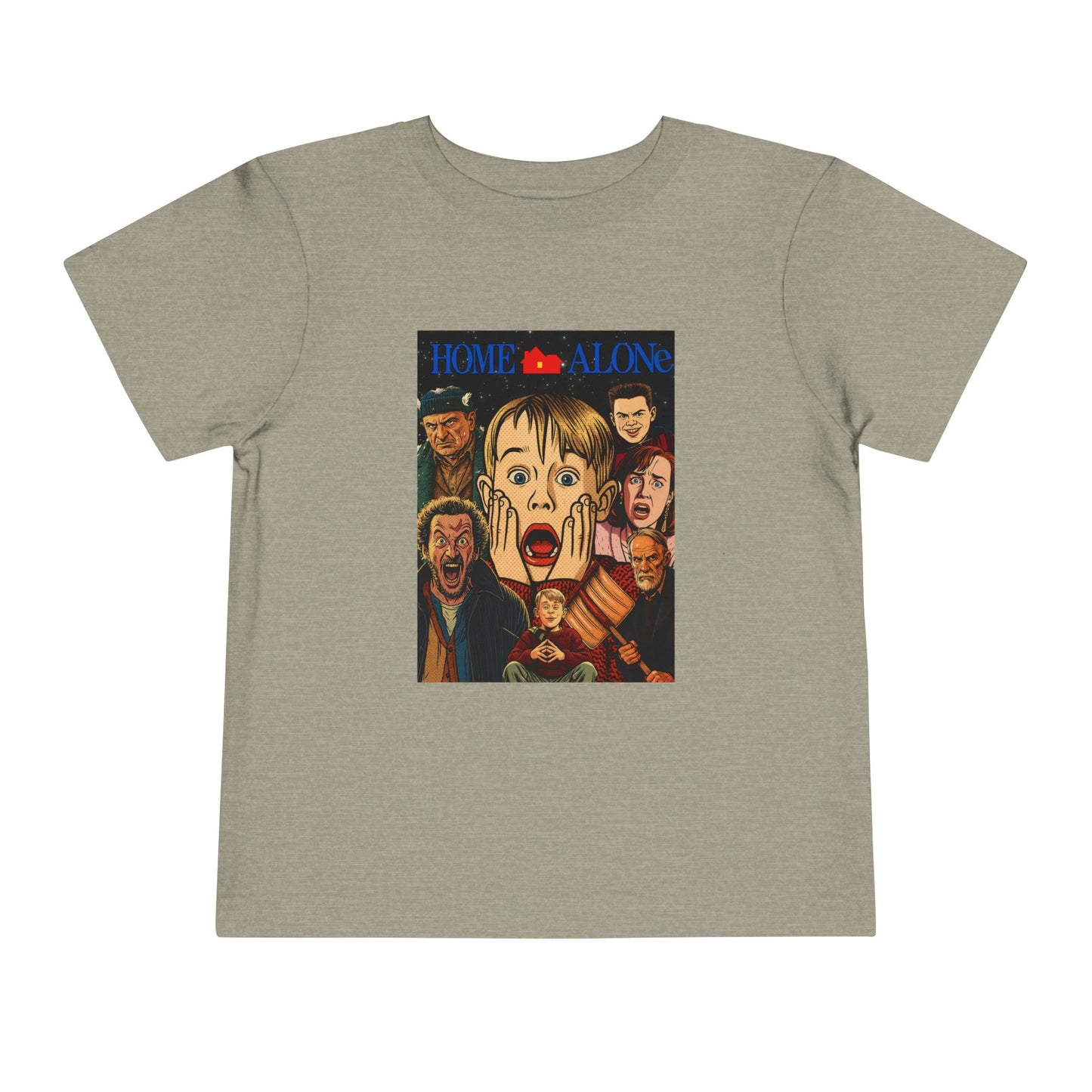Home Alone Toddler Tee, Kid's Movie Shirt, Funny Kids T-Shirt, Halloween Costume, Birthday Gift for Boys and Girls