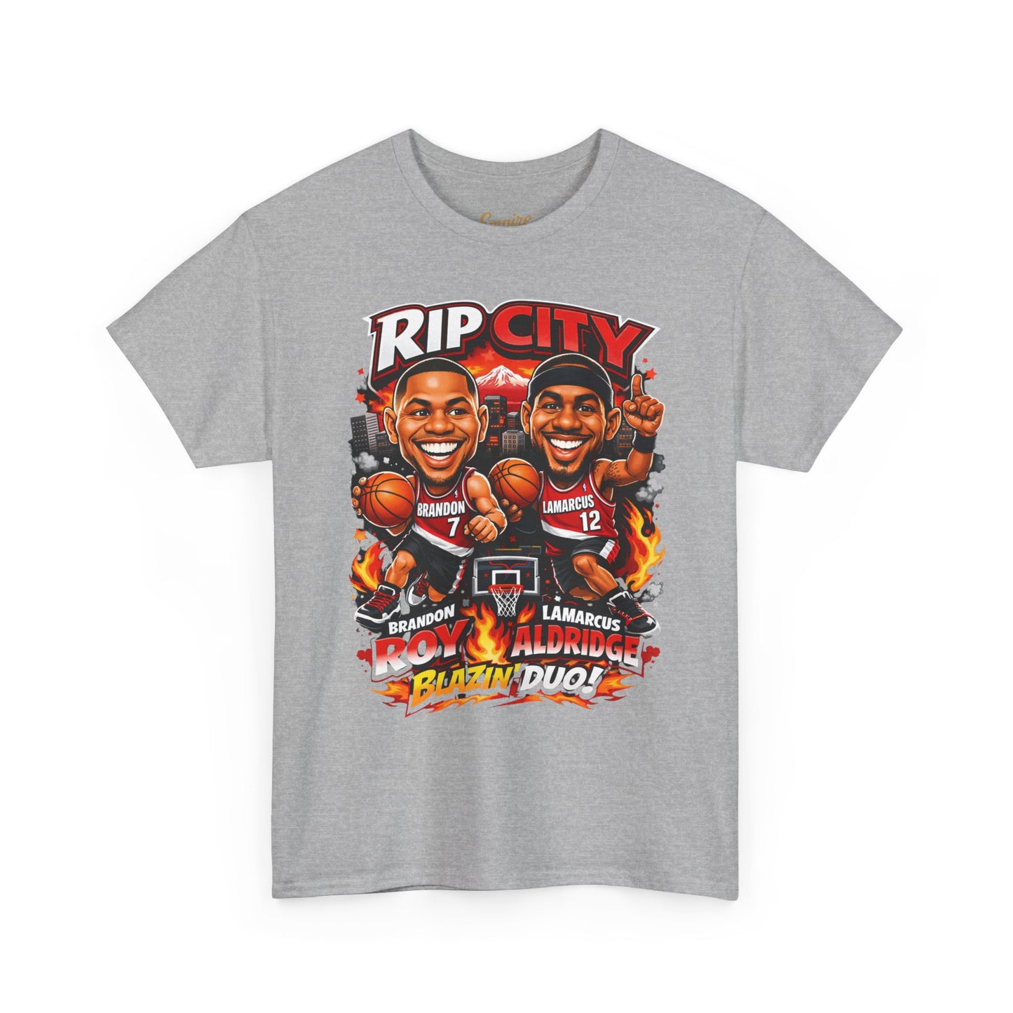 Rip City Basketball T-Shirt — Caricature Trail Blazers Fan Tee