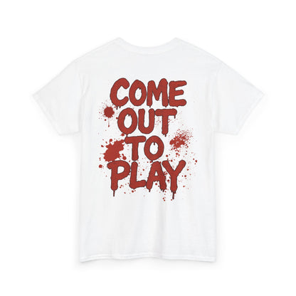 The Warriors Graphic Tee — “Come Out to Play” Retro Movie Shirt