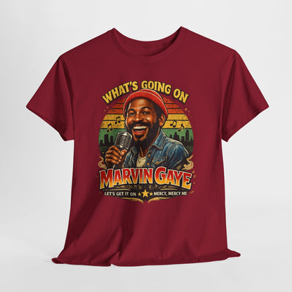 Marvin Gaye Tribute Tee, Vintage Music T-Shirt, Unisex Cotton Tee, Retro Style Shirt, Gift for Music Lovers, Perfect for Concerts