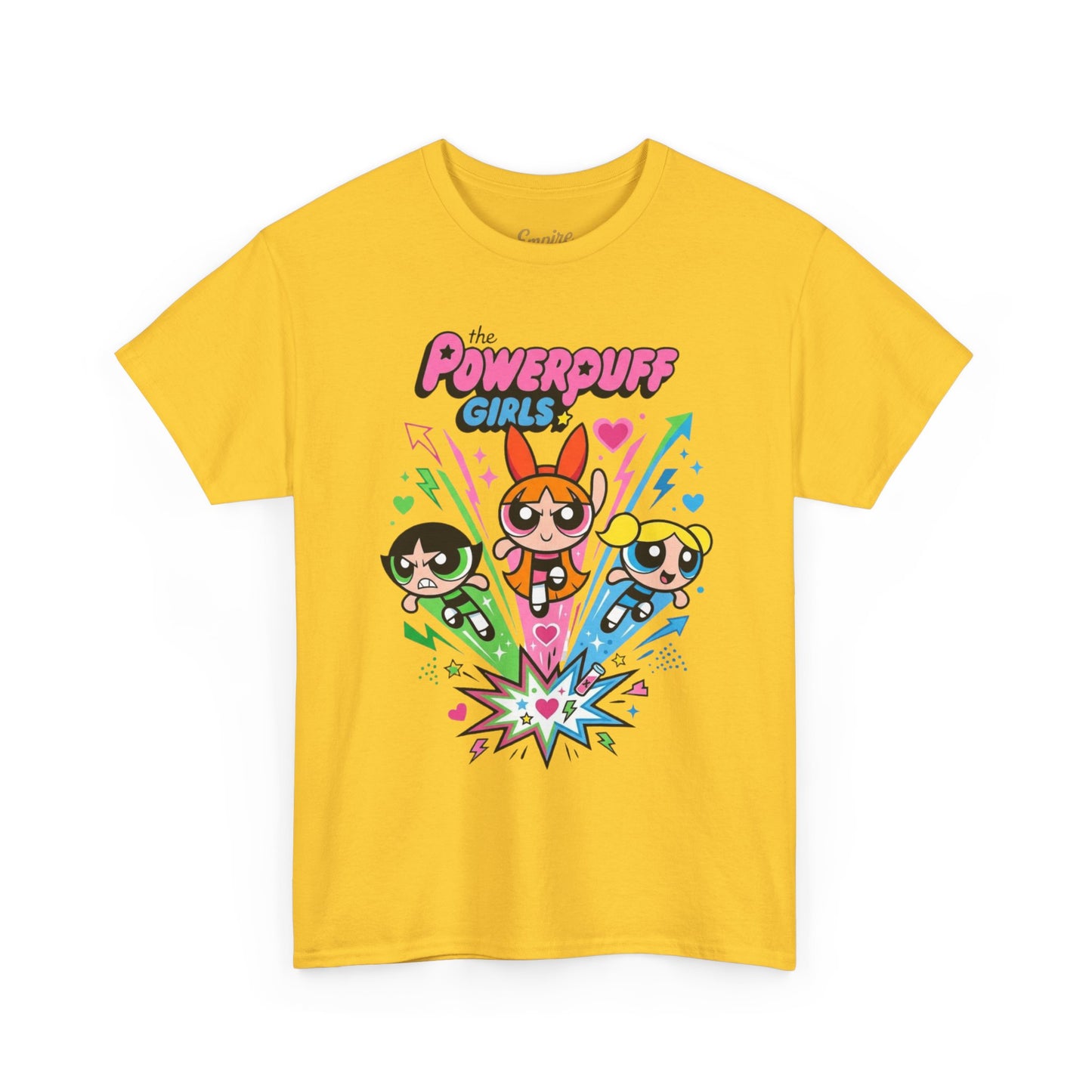 Powerpuff Girls Graphic Tee — Retro Cartoon Team Shirt