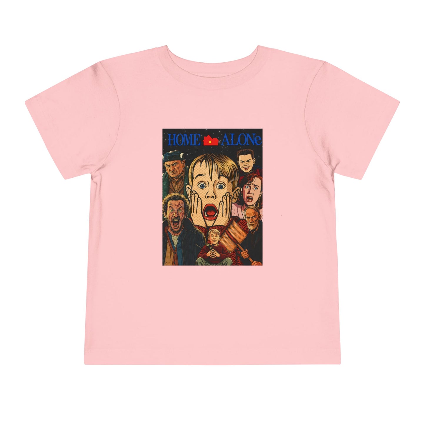 Home Alone Toddler Tee, Kid's Movie Shirt, Funny Kids T-Shirt, Halloween Costume, Birthday Gift for Boys and Girls