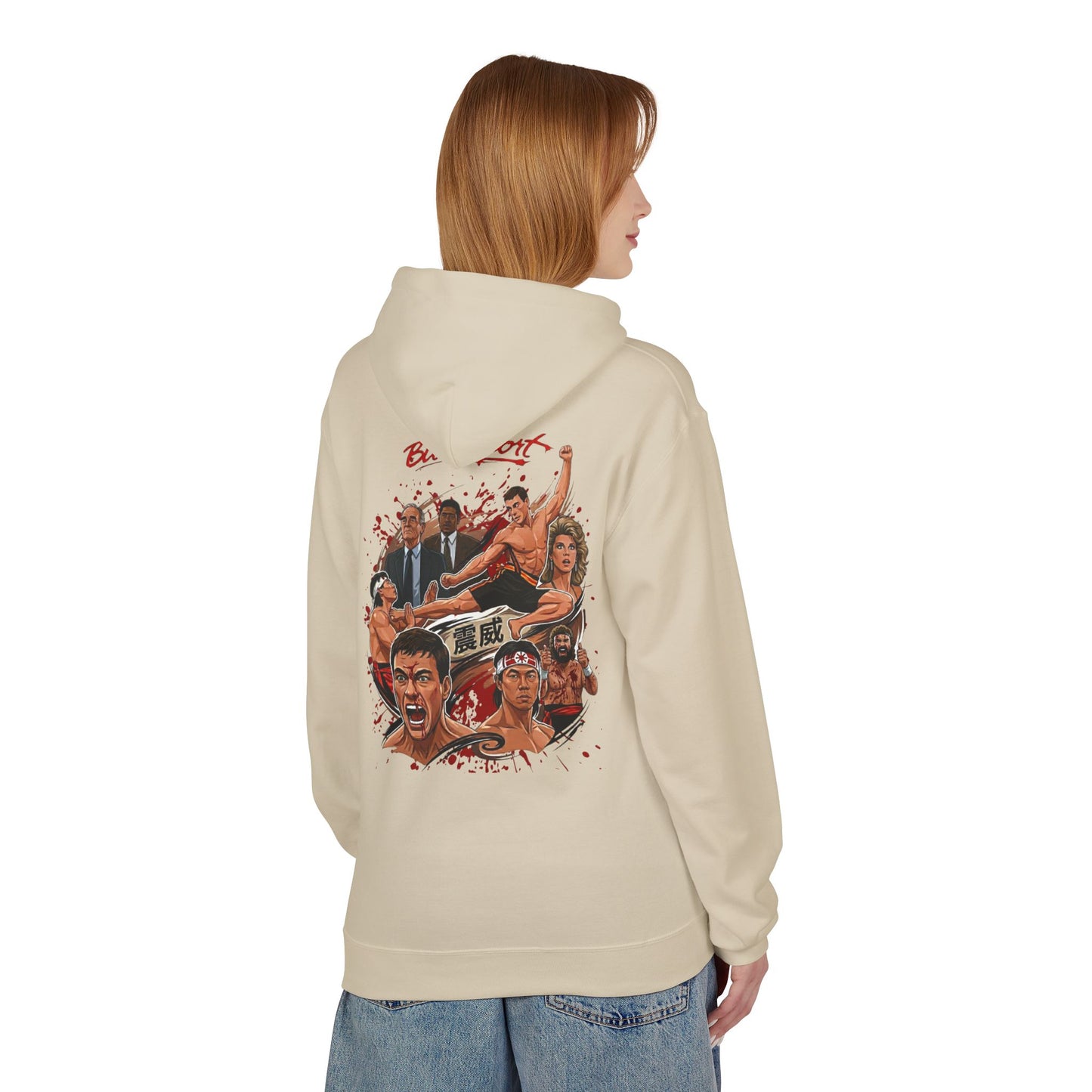 Bloodsport Vintage Collage Graphic Hoodie