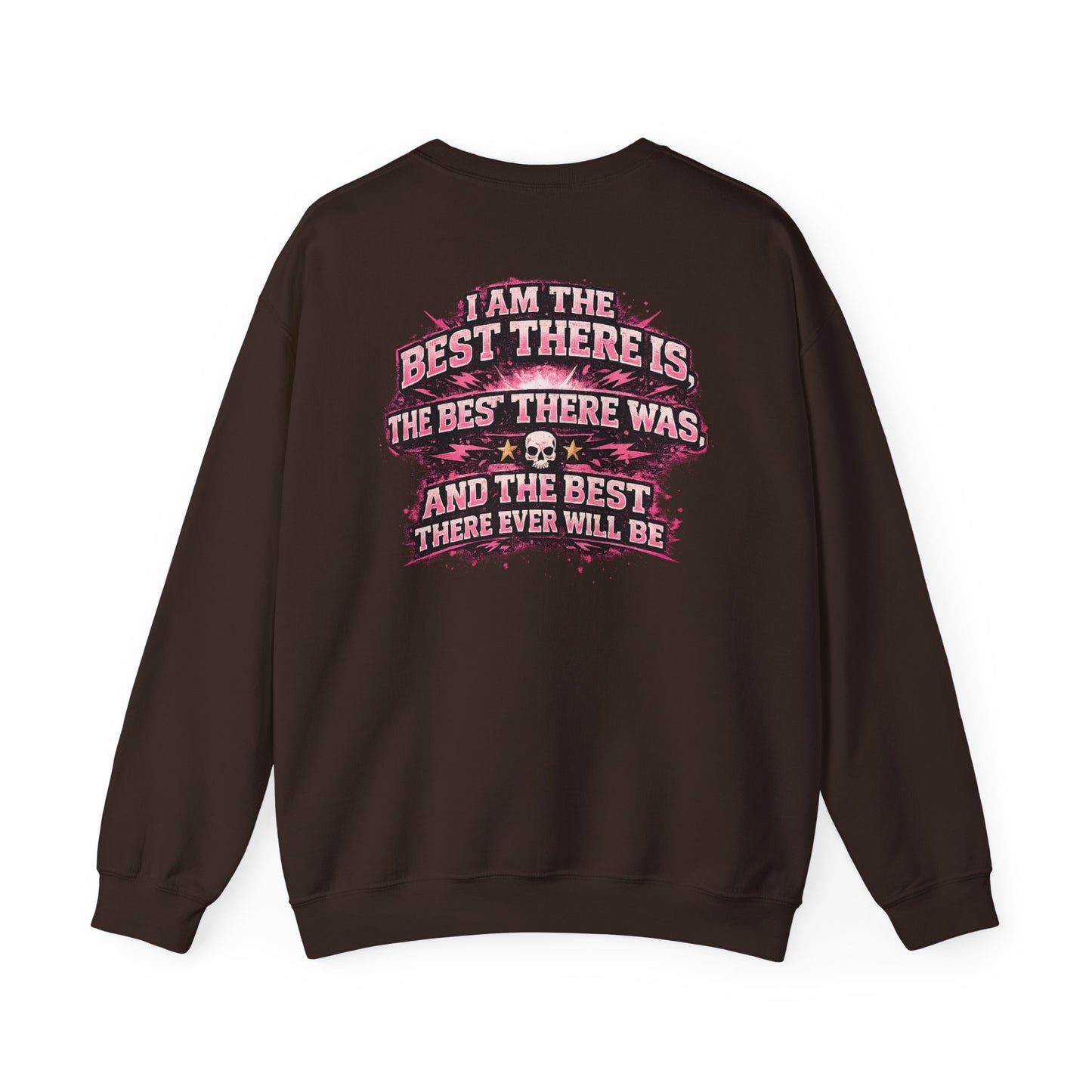 Bret Hart Crewneck Sweatshirt — "I Am The Best There Is" Retro Wrestling Pullover