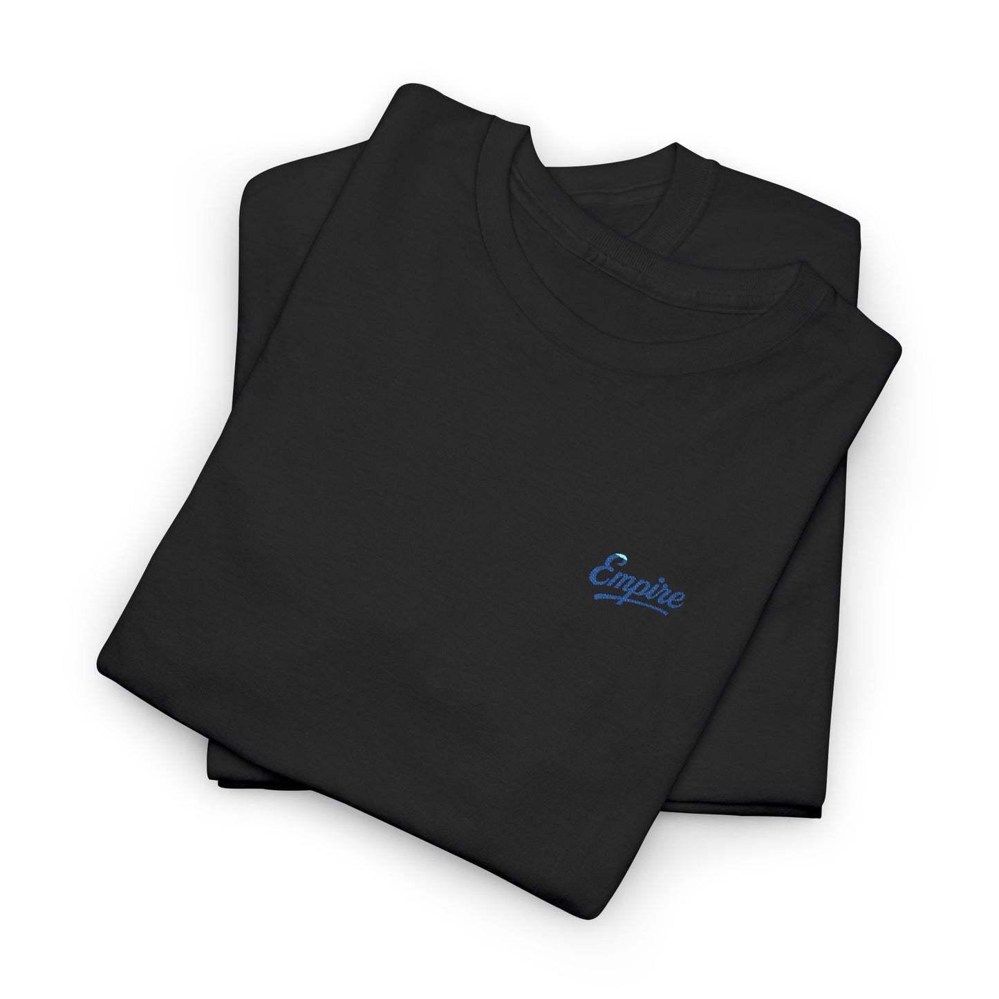 Signature Embroidered Empire Royal Blue Chest Logo T-Shirt