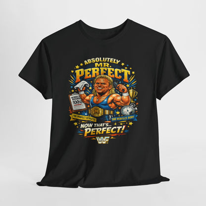 Retro Wrestling 'Mr. Perfect' Graphic Tee — Vintage WWF Wrestling Shirt