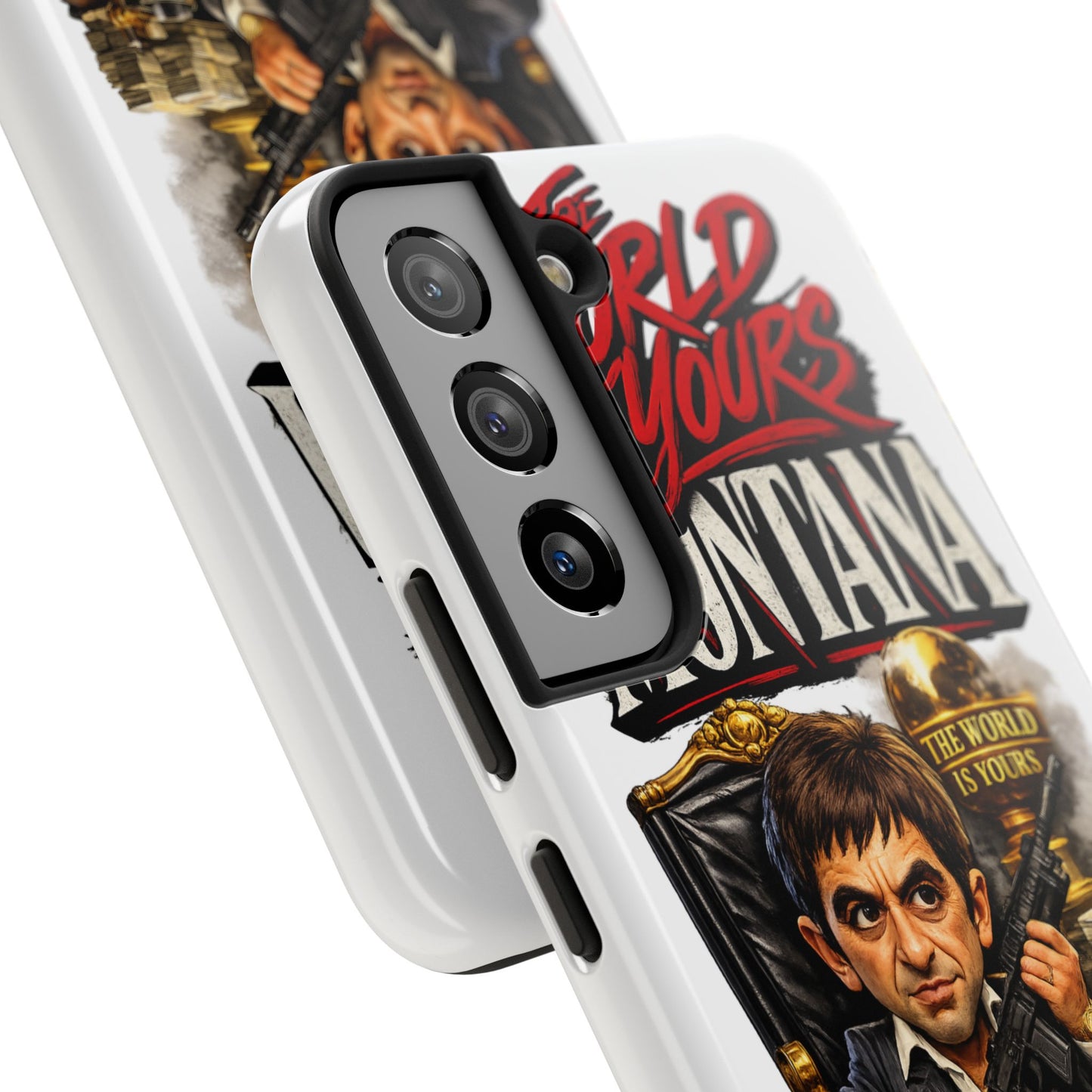 Tony Montana "The World Is Yours" Vintage Caricature Tough Phone Case