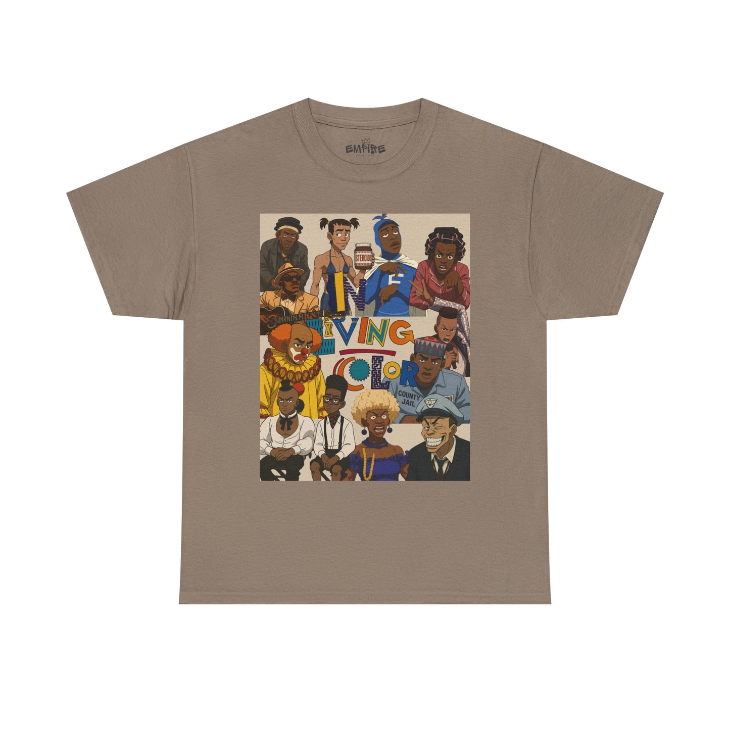 "In Living Color" Vibrant Graphic Tee for Retro 90s