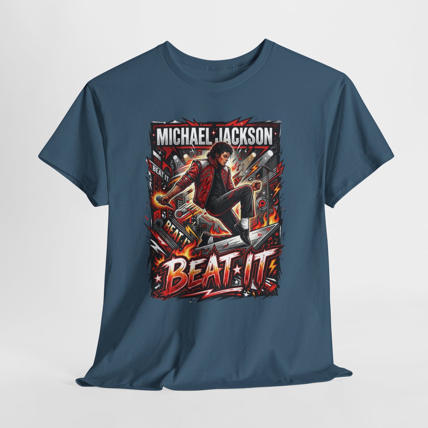 Graphic Tee — 'Beat It' Retro Dance Design