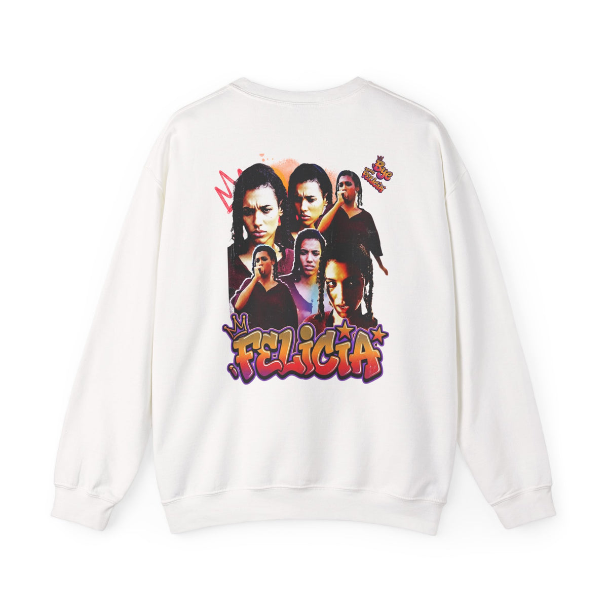 Bye Felicia Vintage Portrait Crewneck Sweatshirt