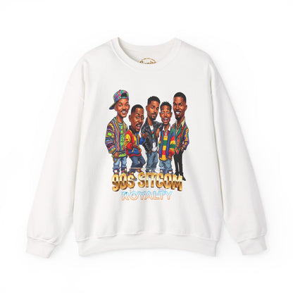 90s Sitcom Crewneck Sweatshirt - '90s Sitcom Royalty' Graphic Sweatshirt