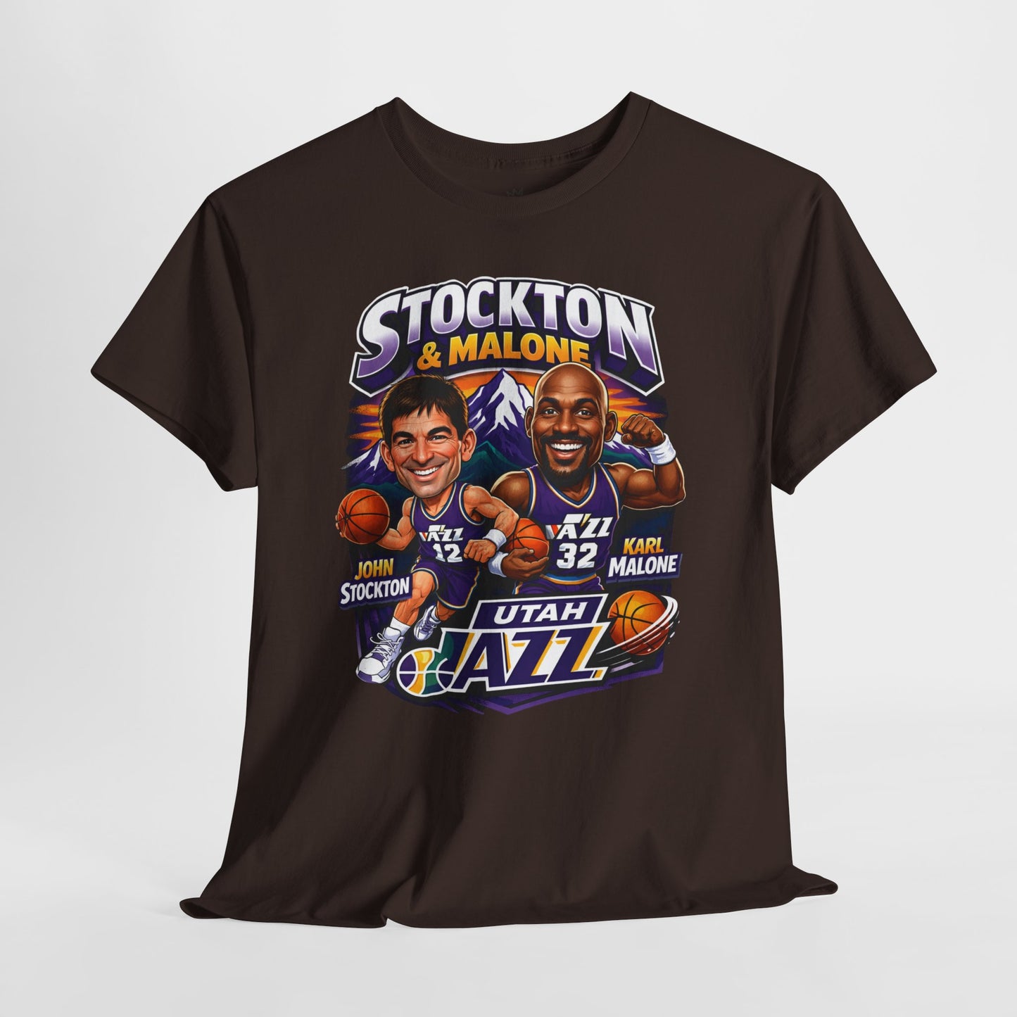 Utah Jazz Basketball Tribute Tee, Unisex Cotton Shirt, NBA Fan Gift, Sports Apparel, Retro Graphic T-Shirt