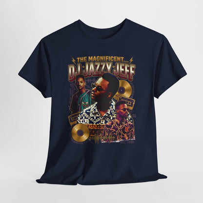 DJ Jazzy Jeff Tribute Tee — "The Magnificent DJ Jazzy Jeff" Retro Hip-Hop Graphic Shirt