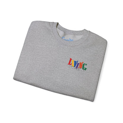 Khadijah James Vintage TV Tribute—Living Single Retro Graphic Crewneck Sweatshirt