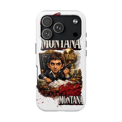 Tony Montana "The World Is Yours" Vintage Caricature Tough Phone Case