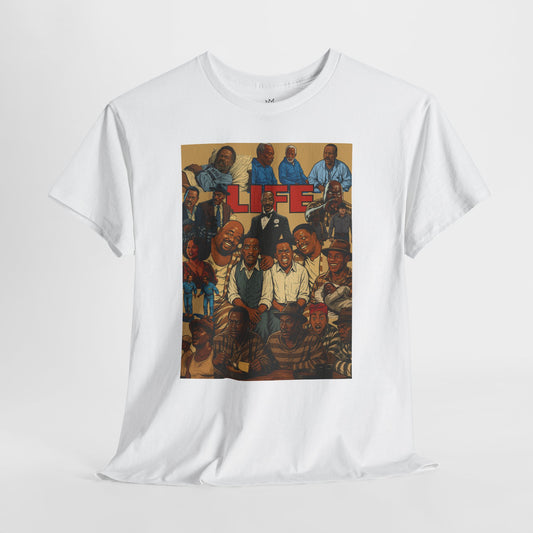 Retro Life Graphic Tee, Unisex Heavy Cotton T-Shirt, Vintage Style Shirt, Casual Wear, Unique Gift Idea
